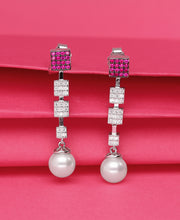 Graceful Gleam Silver Earrings