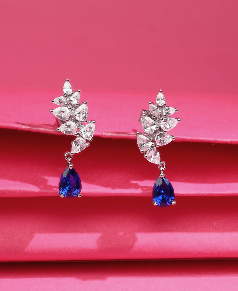 Dreamy Dazzle Silver Earrings