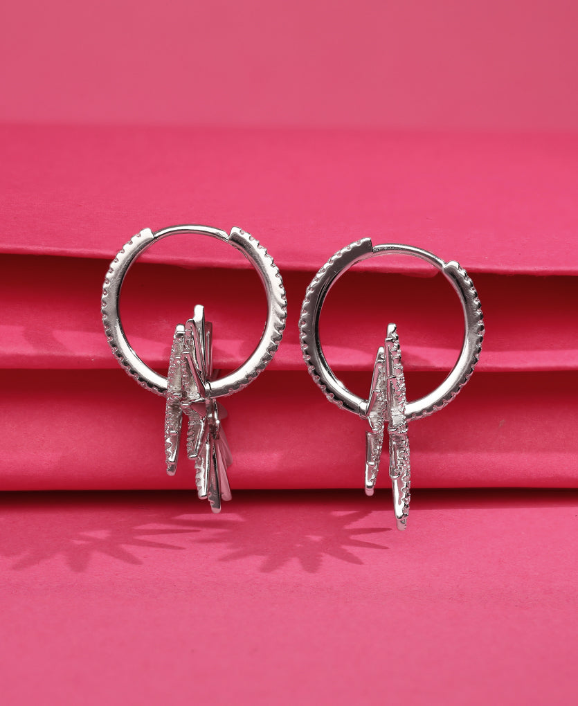 Embrace Enchant Silver Earrings