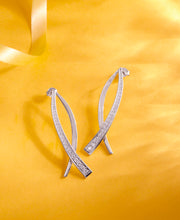 Evergreen Lumina Push Button Silver Earring