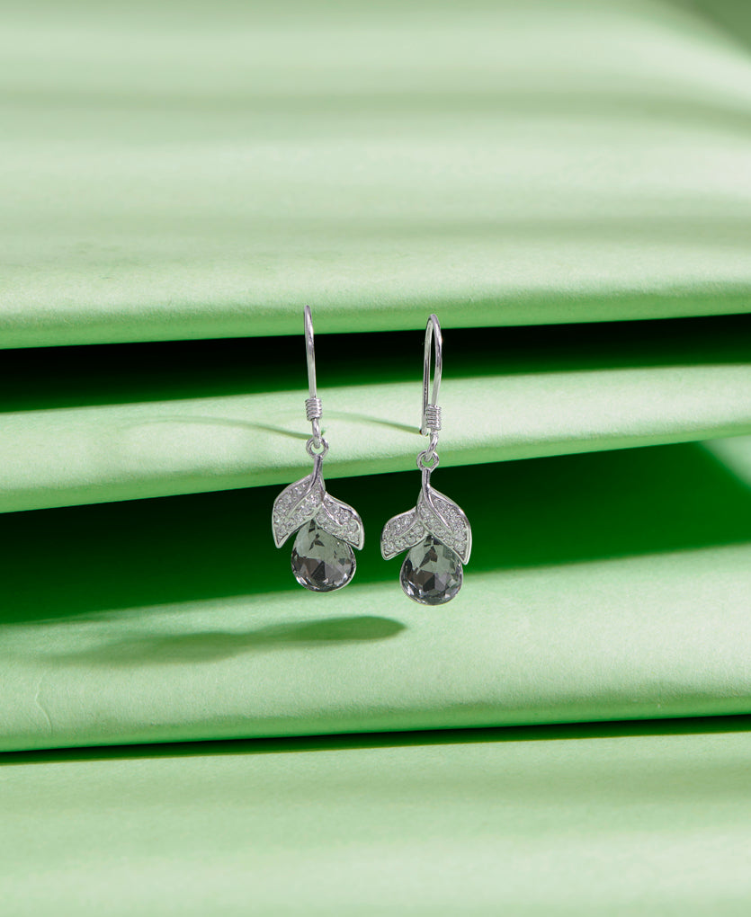 Gentle Breeze Fishhook Silver Earring