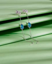 Everlasting Radiance Push Button Silver Earring