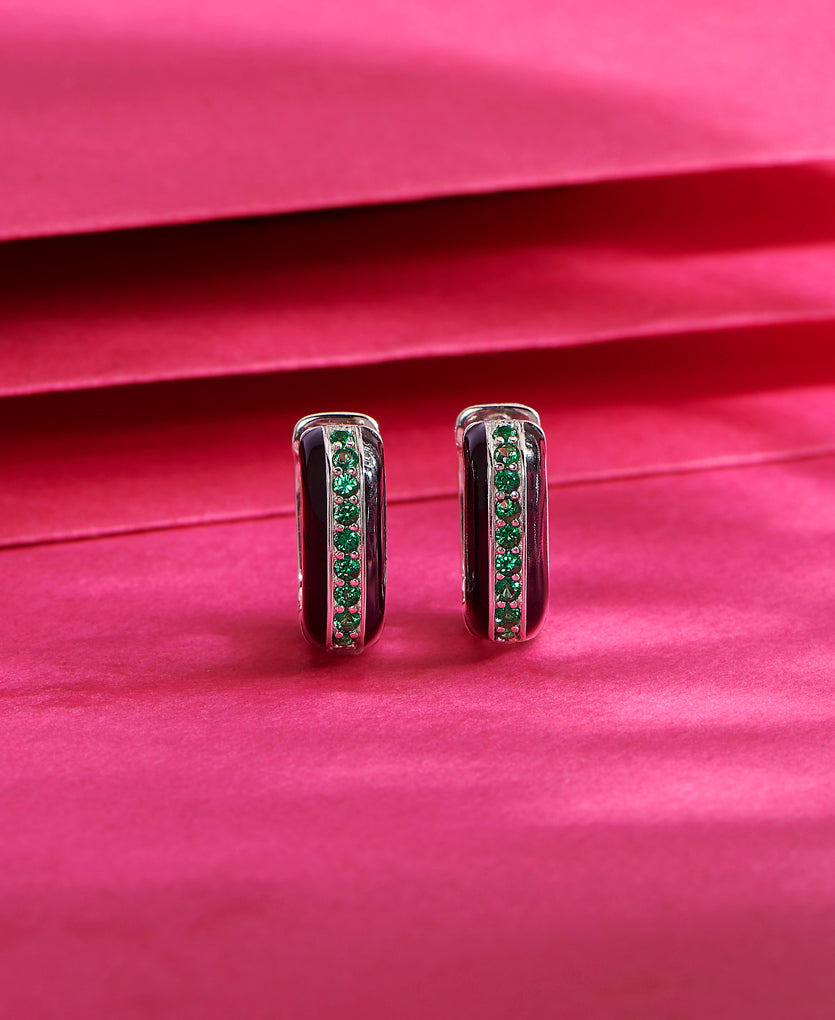 Shadow Delight Silver Earring