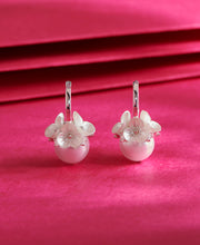 Pearl Bouquet Silver Earring