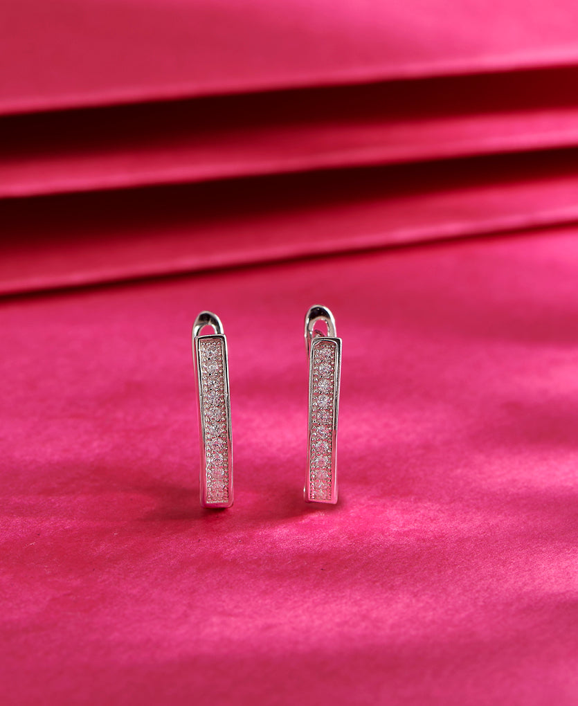 Cryptic Spell Silver Earring