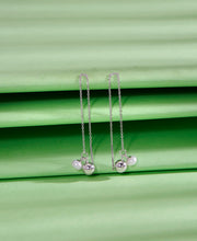 Stealthy Starlight Silver Earring