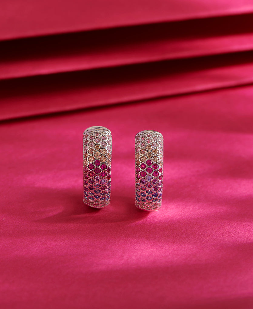 Enigmatic Melody Silver Earring