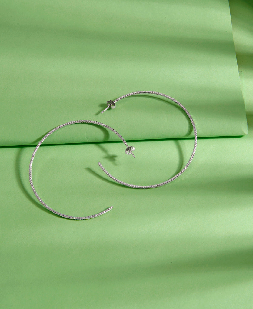 Mystique Gleam Silver Earring