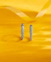 Gilded Orb Latch Back Silver Earring