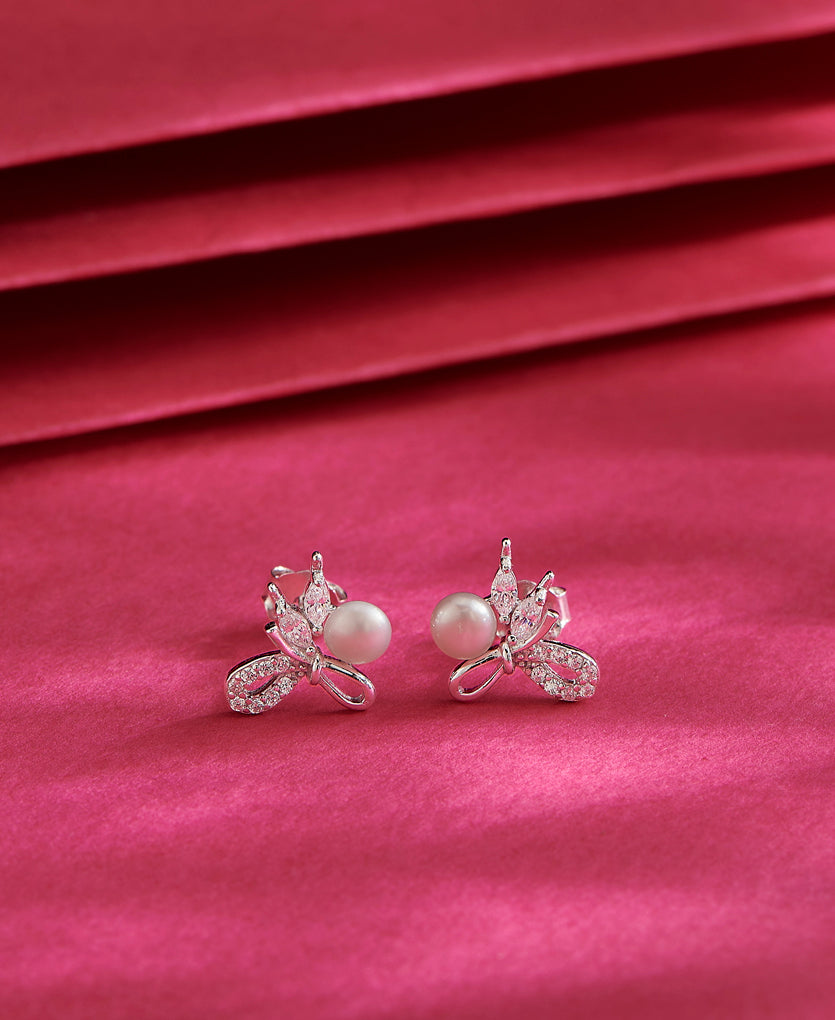 Whimsical Garden Silver Earring
