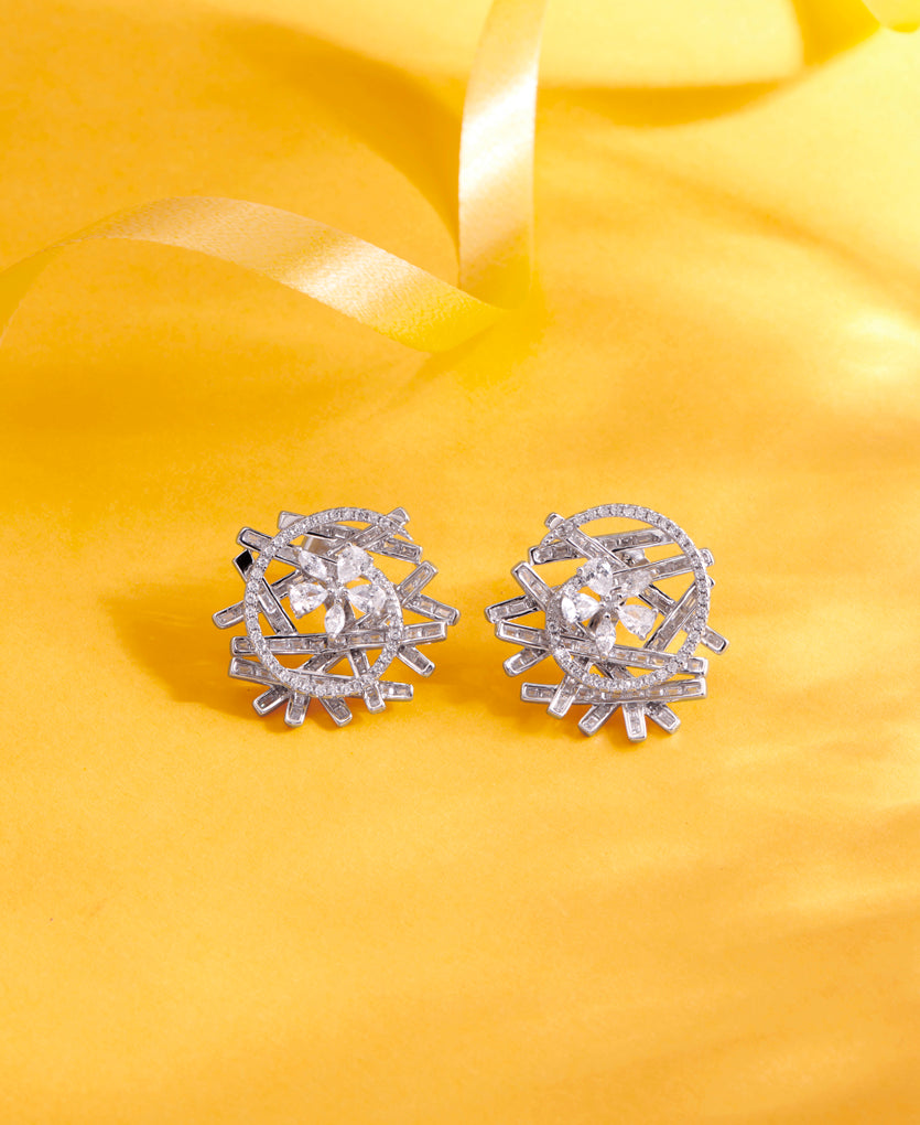 Garden Serenity Silver Earring