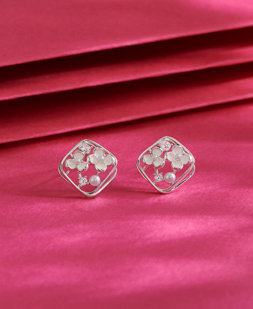 Twilight Prism Silver Earring