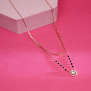 Stone Set Silver Mangalsutra