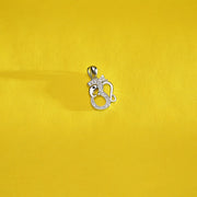 Om Ganesh Silver Pendant