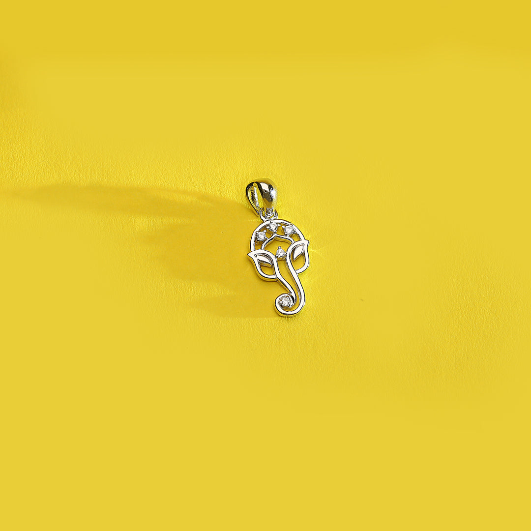 Ganesh Silver Pendant