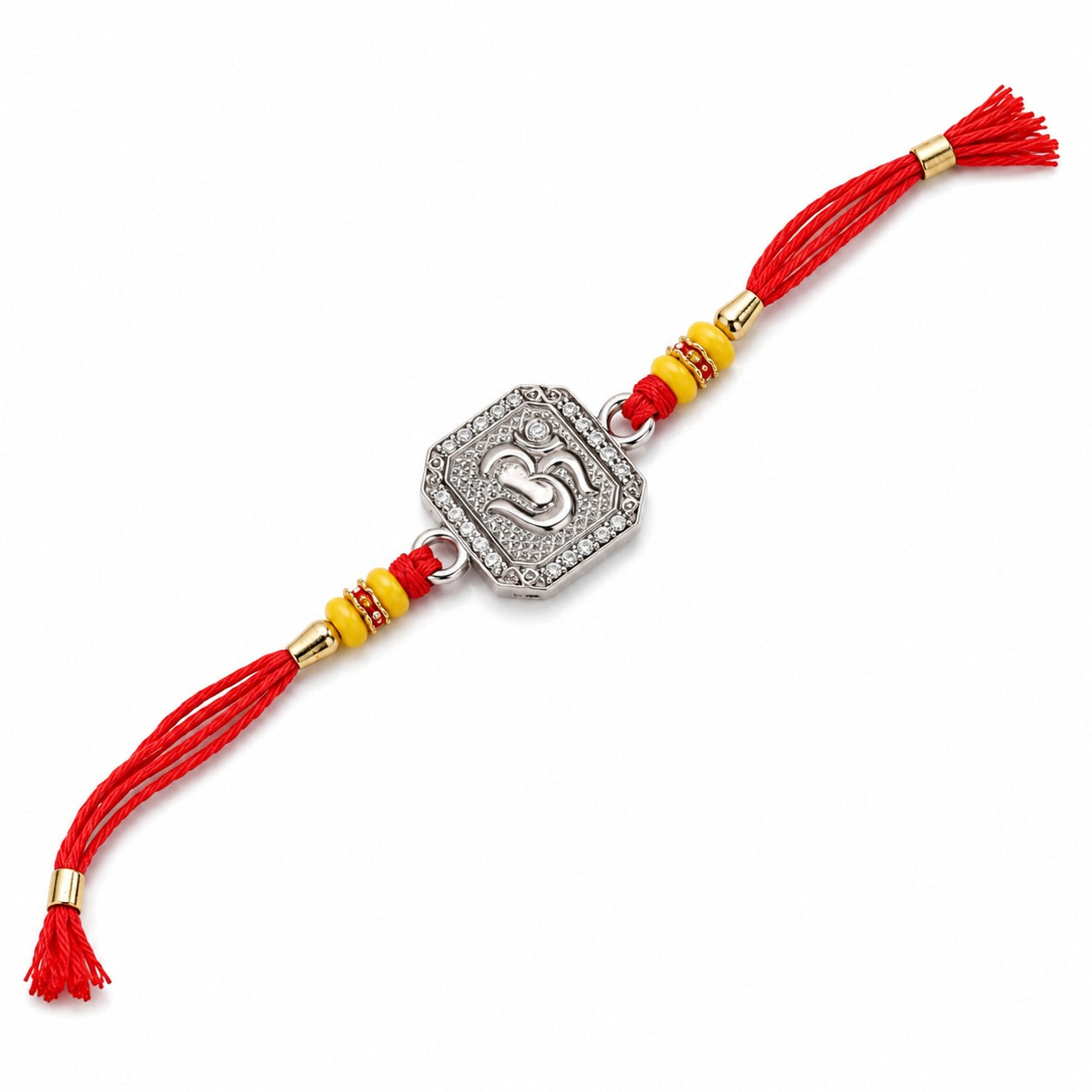 Pavitra Om Silver Rakhi