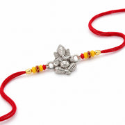 Roop Ganesh Silver Rakhi