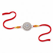 Bloom Radiance Silver Rakhi
