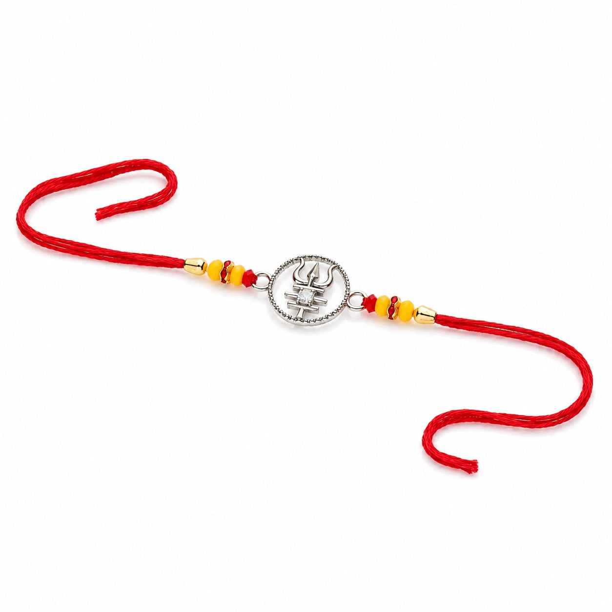 Trishul Silver Rakhi
