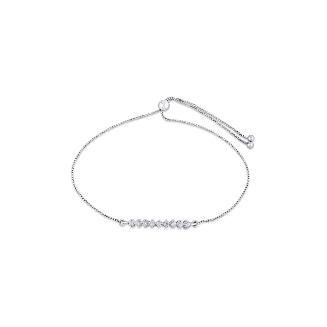 Prestige Chain Silver Adjustable Bracelet