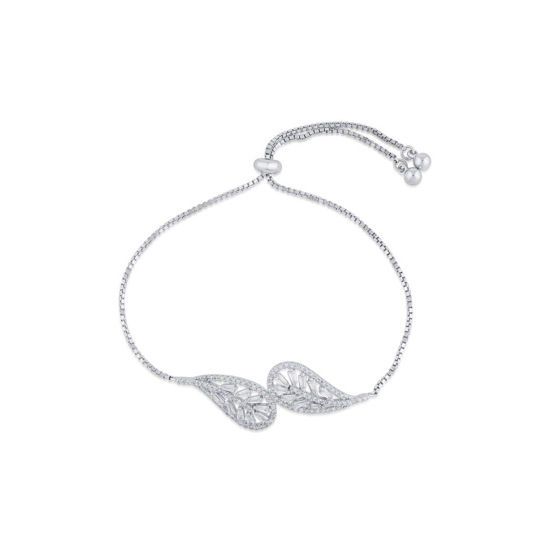 Aurora Chain Silver Adjustable Bracelet