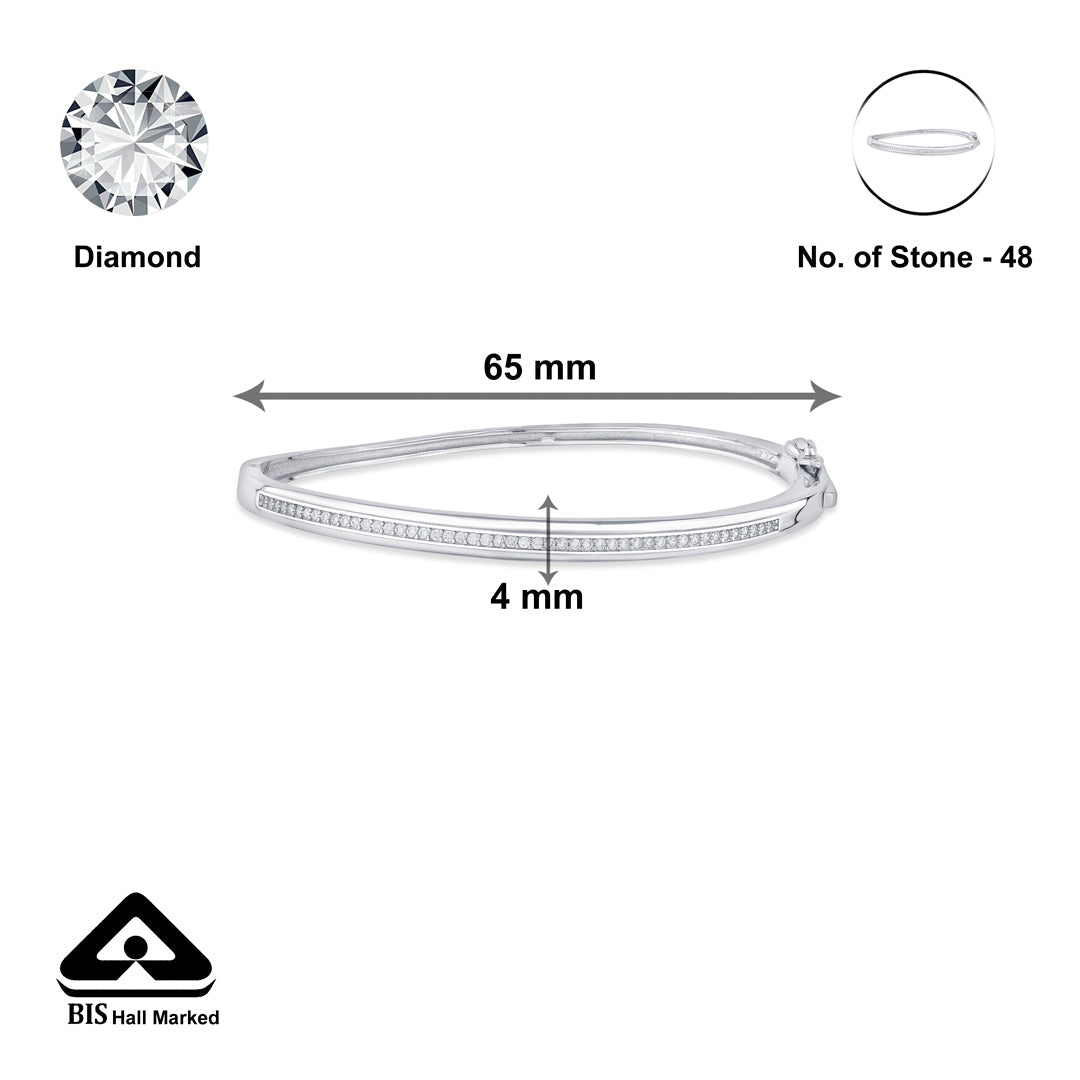 Moonline Silver Oval Bracelet
