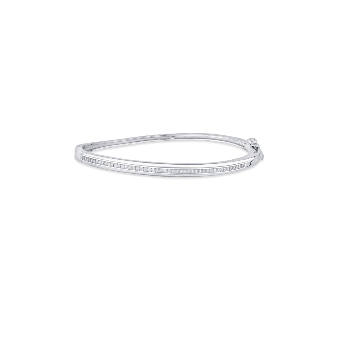 Moonline Silver Oval Bracelet