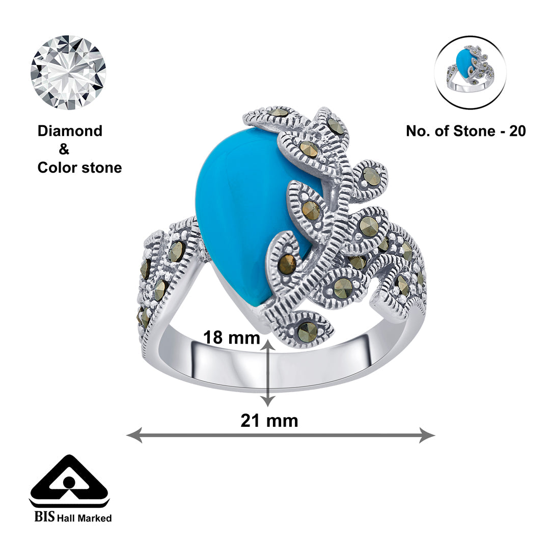 Prunus Sparks Silver Ring