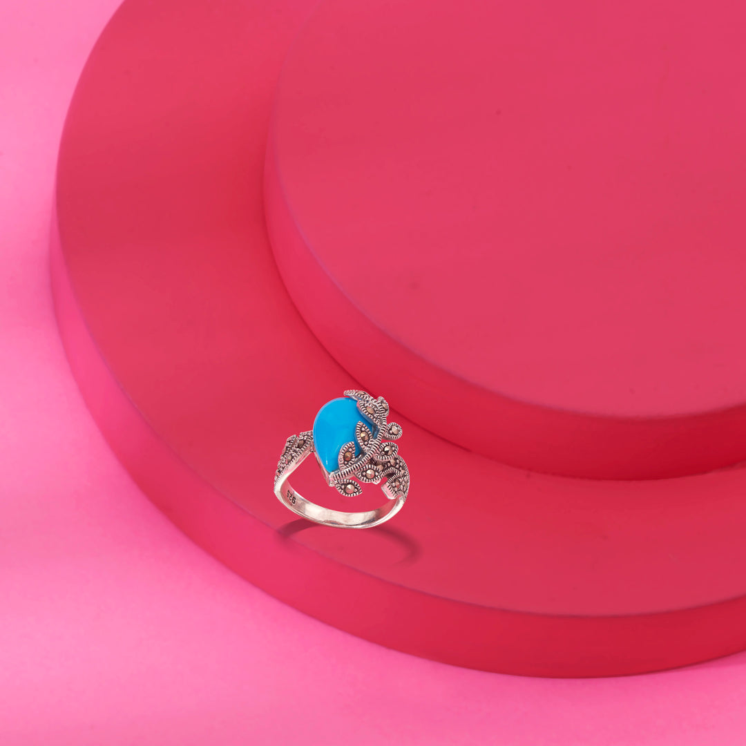 Prunus Sparks Silver Ring