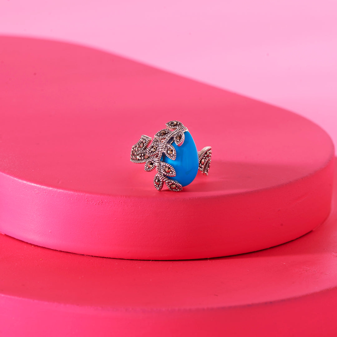 Prunus Sparks Silver Ring