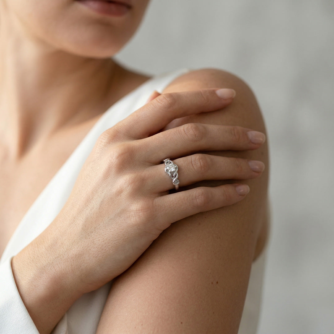 Chill Spark Silver Ring
