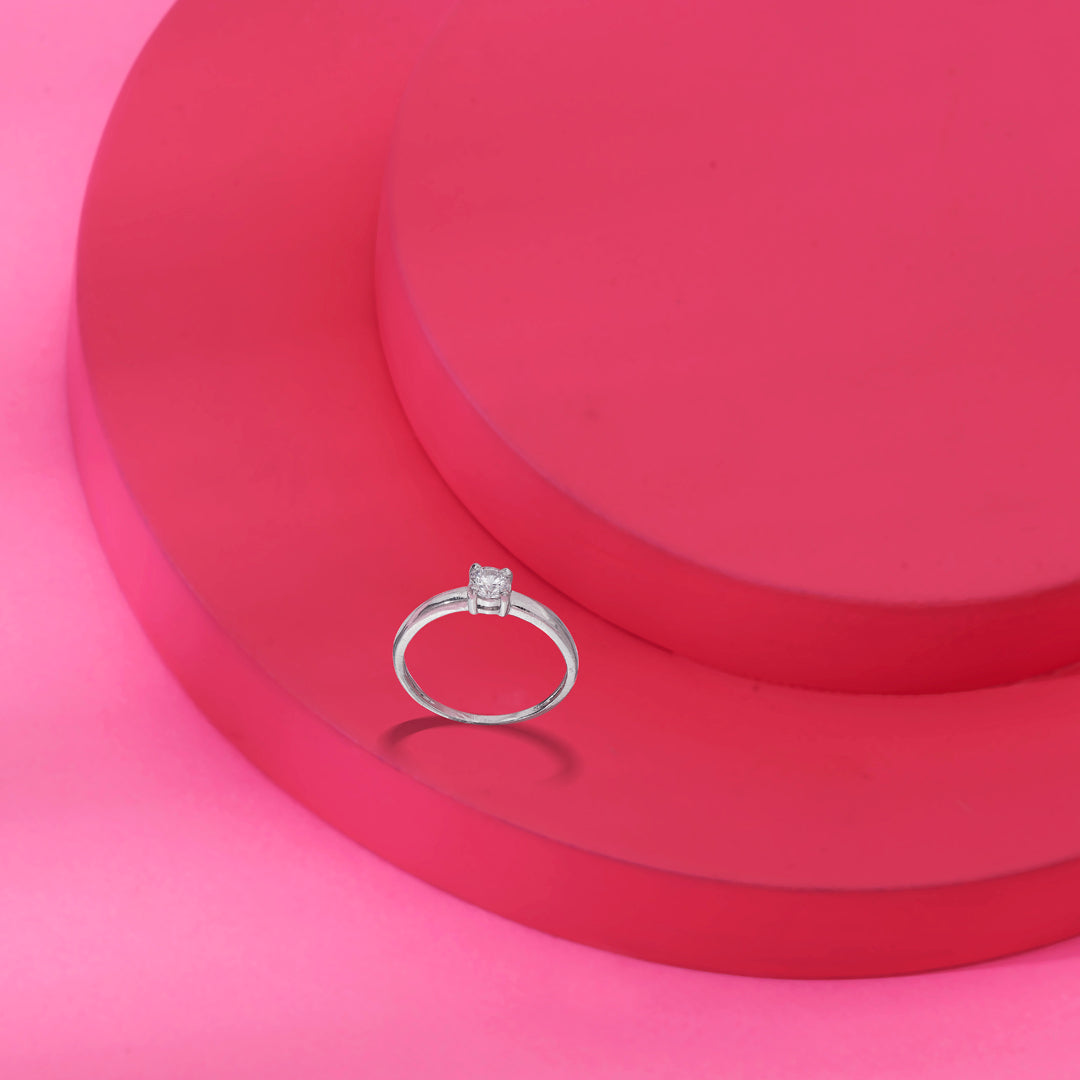Velvet Line Silver Ring