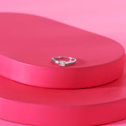 Velvet Line Silver Ring