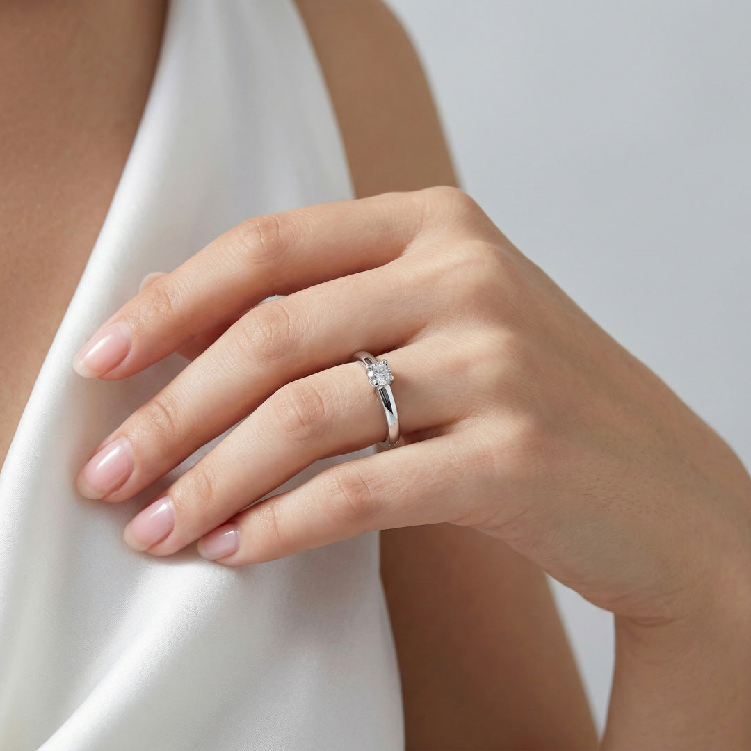 Velvet Line Silver Ring