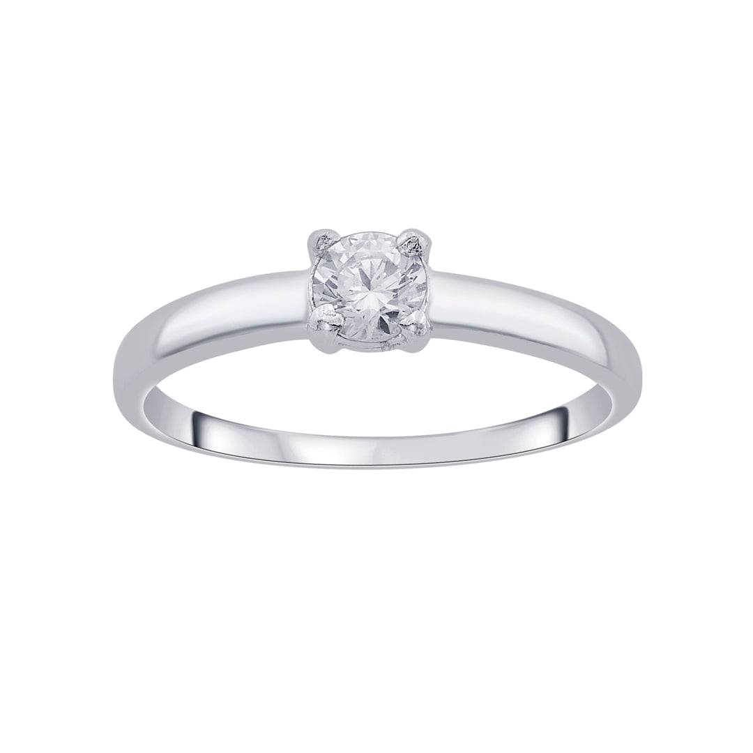 Velvet Line Silver Ring