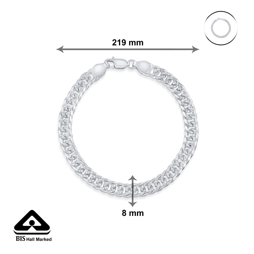 Luxe Link Silver Men's Bracelet