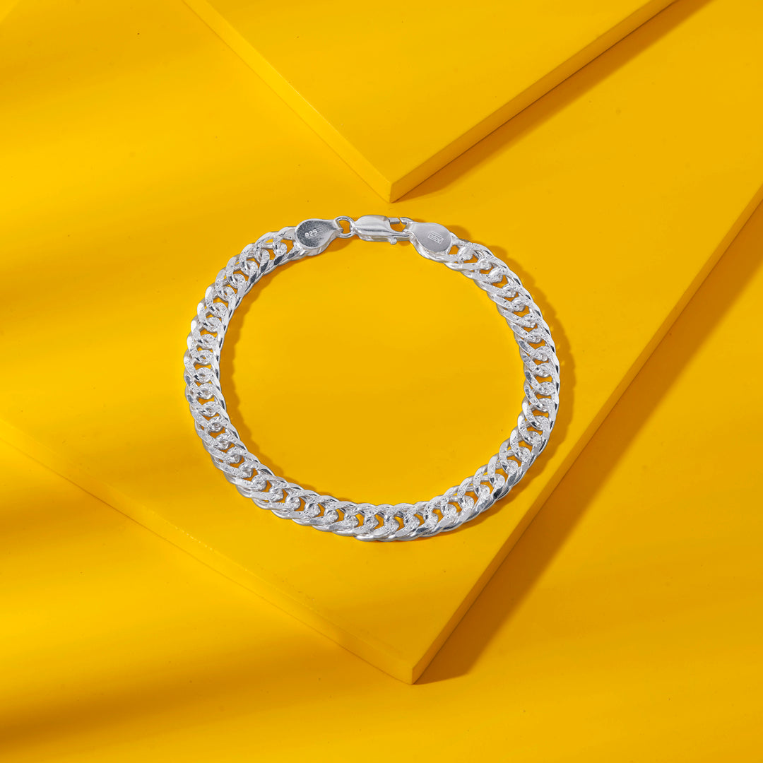 Luxe Link Silver Men's Bracelet