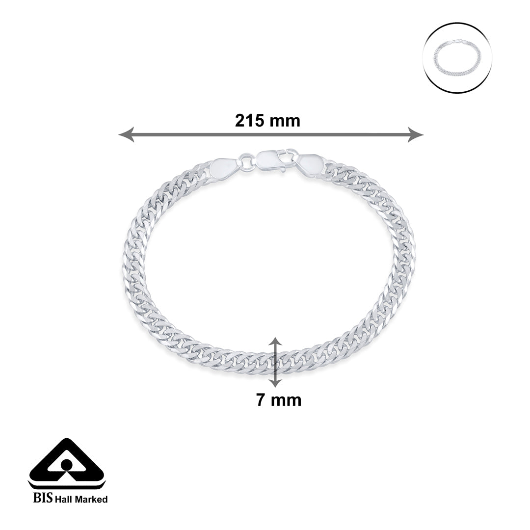 Noble Link Silver Men's Bracelet