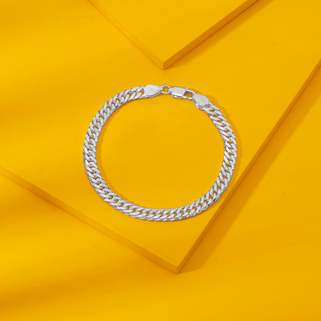 Noble Link Silver Men's Bracelet