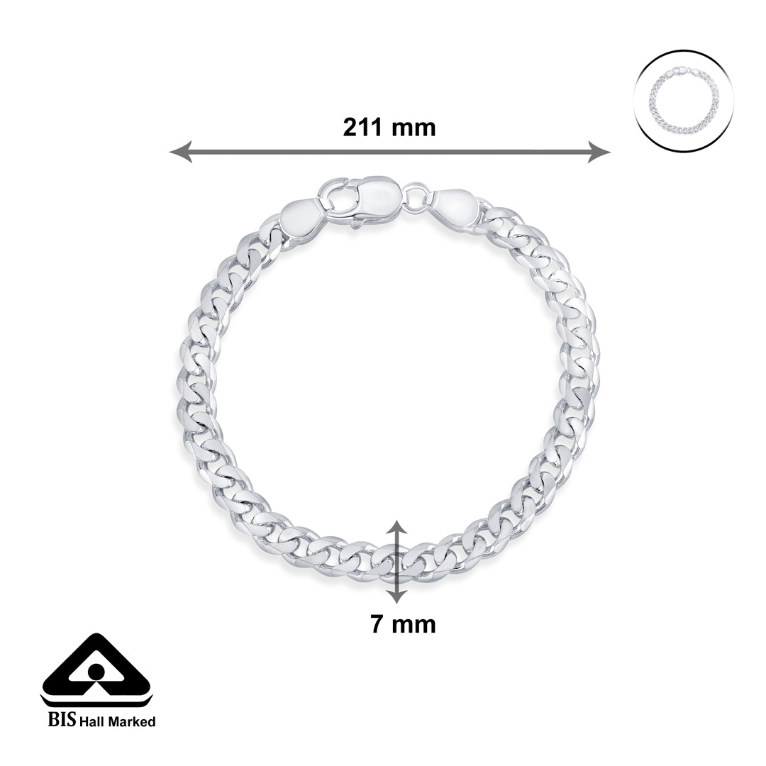 Core Link Silver Men's Bracelet