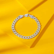 Aero Link Silver Men's Bracelet