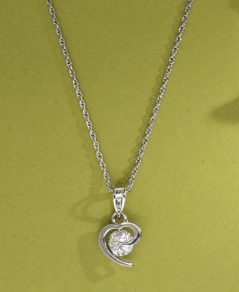 Twilight Spark Silver Necklace