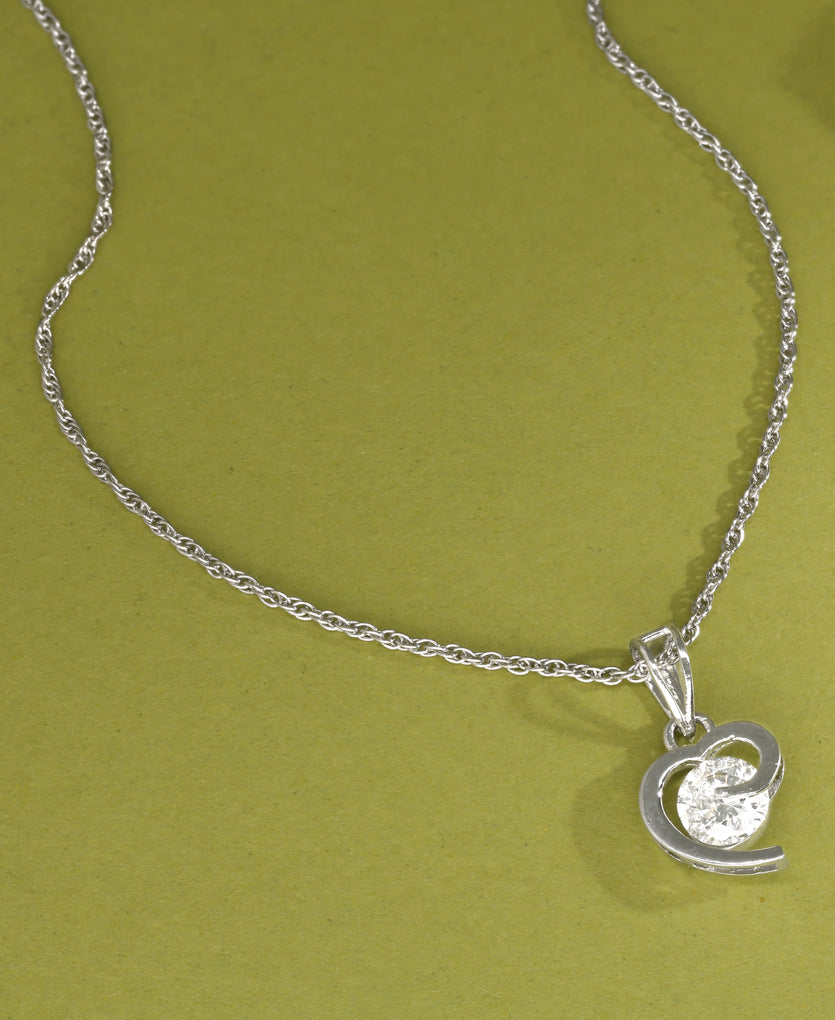 Twilight Spark Silver Necklace