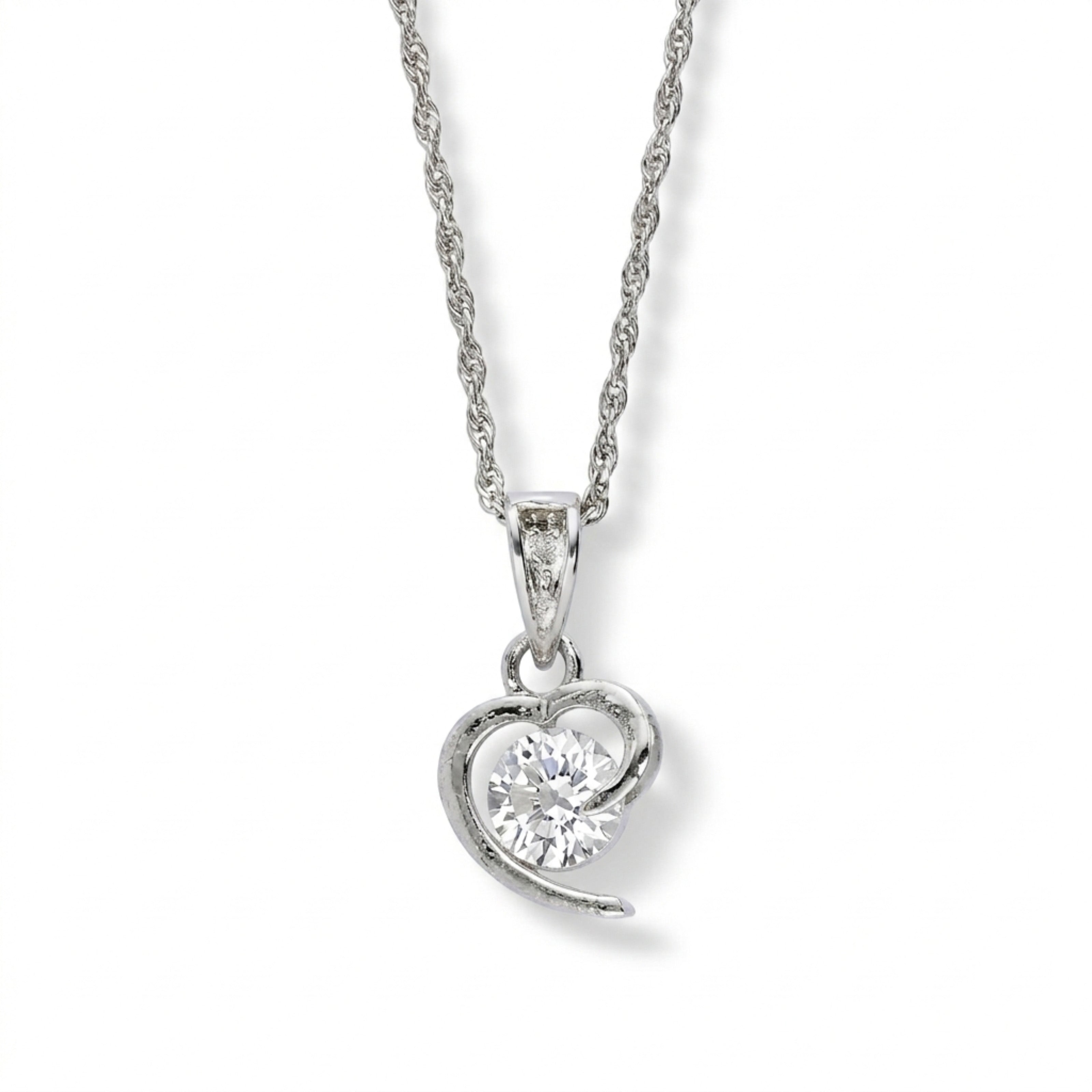 Twilight Spark Silver Necklace