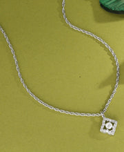 Quad Conquer Silver Necklace