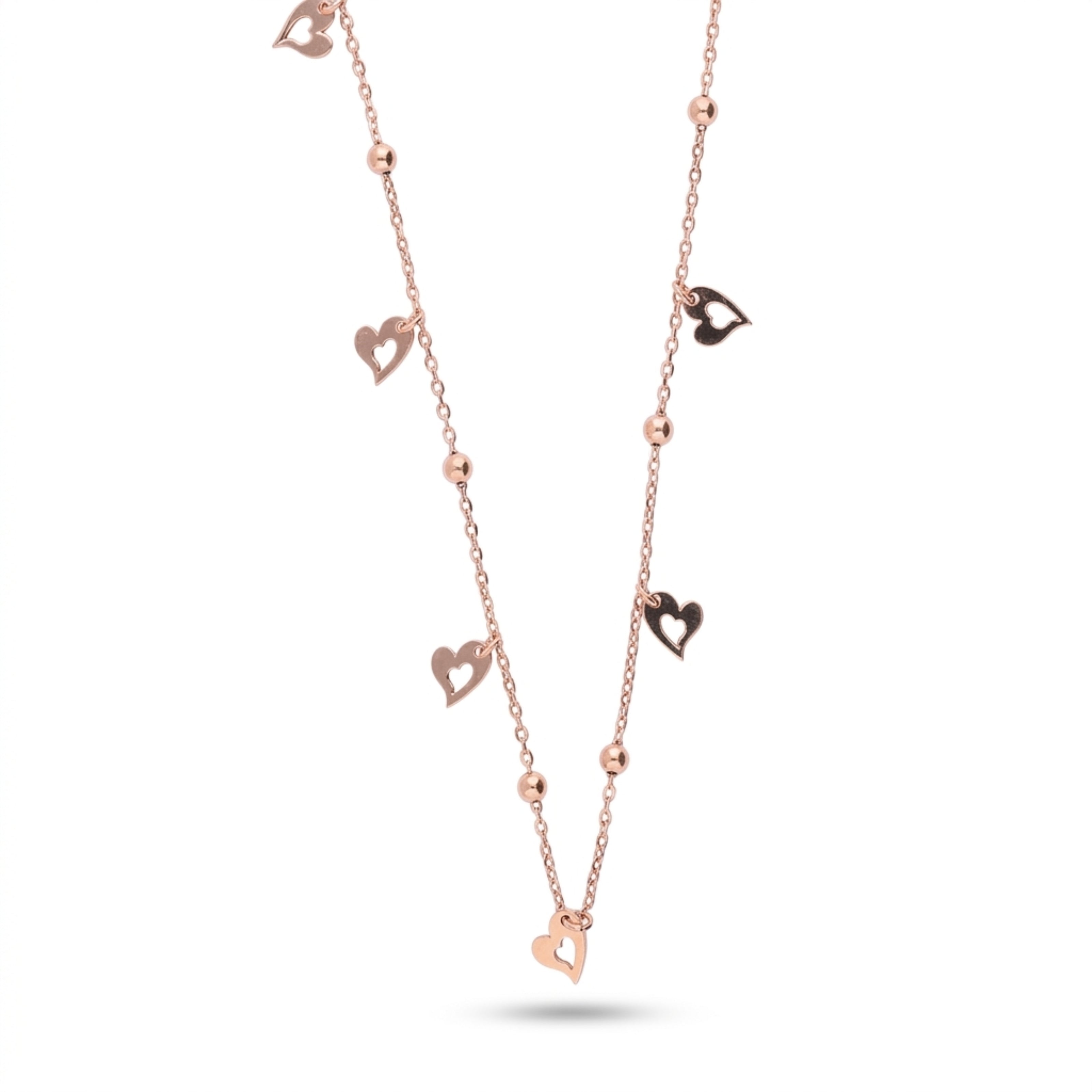 Silver Heart Charm Necklace