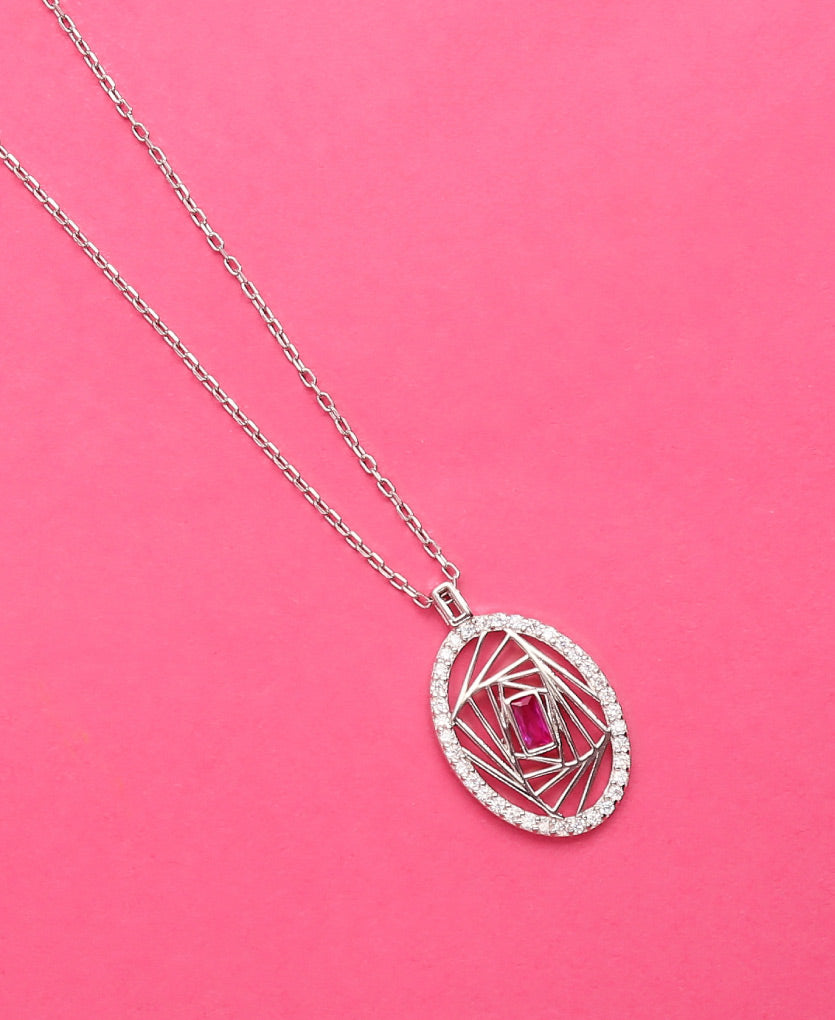 Dainty Silver Necklace With A Touch Of Luxury