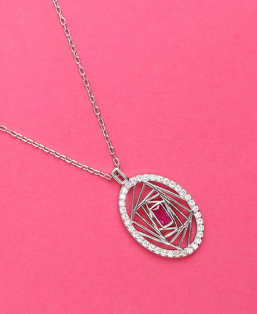 Dainty Silver Necklace With A Touch Of Luxury