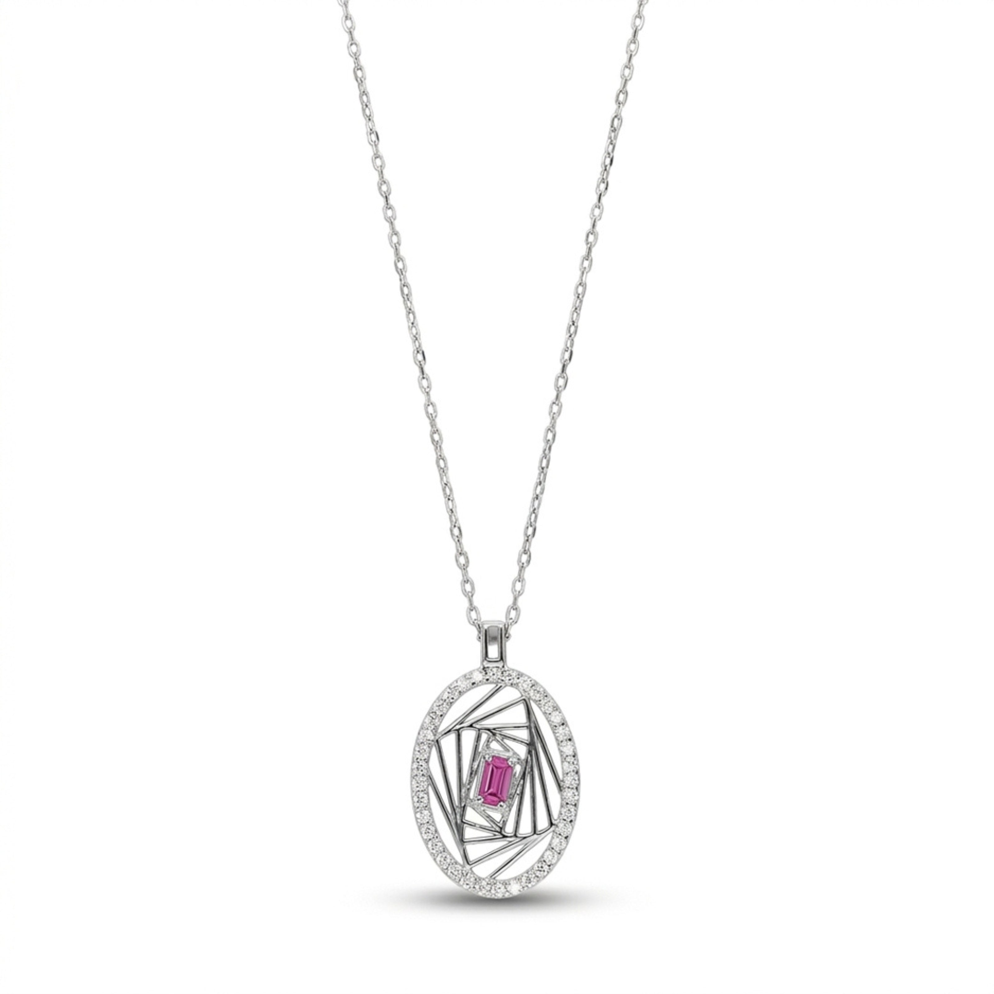 Dainty Silver Necklace With A Touch Of Luxury
