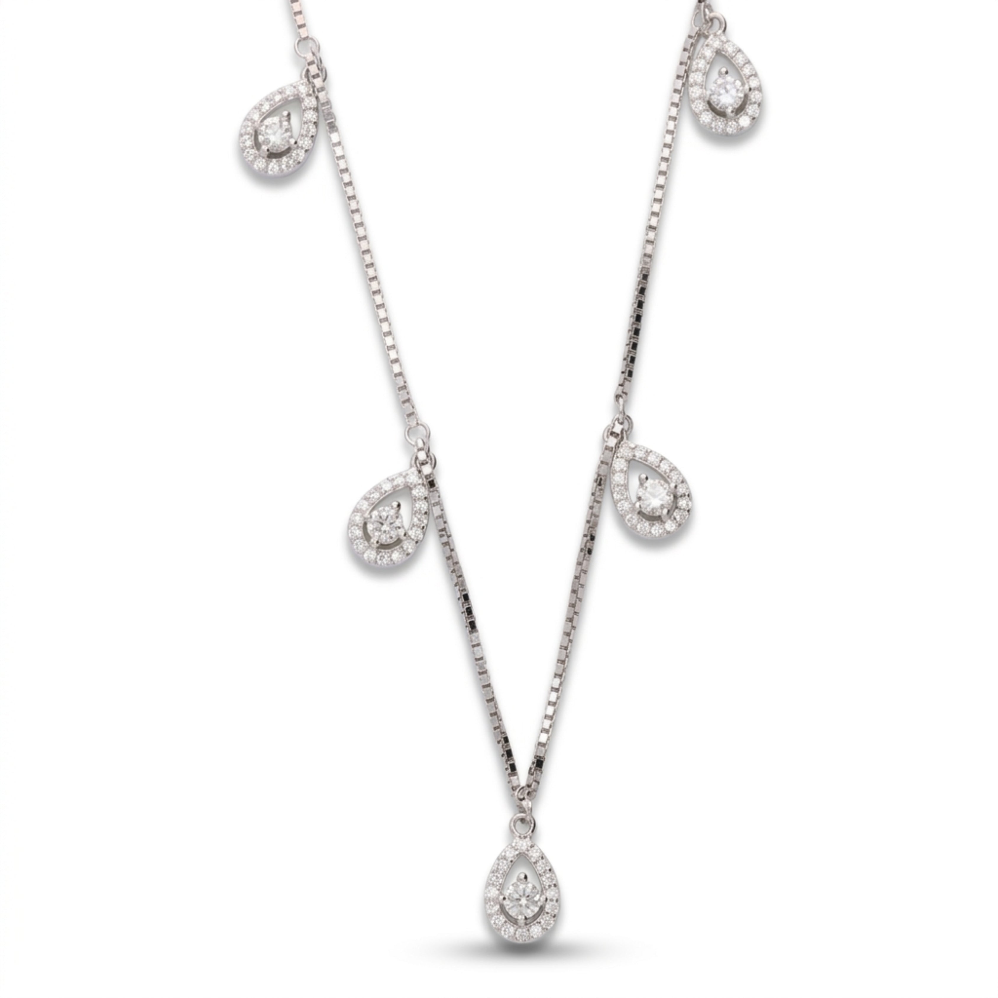 Droplet Delight Charm Necklace